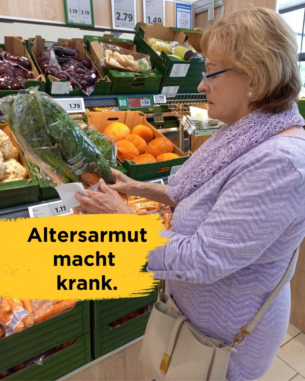 🍎🥦 Gesund essen im Alter? Für viele Senioren unbezahlbar. 💔
Während andere im Bio-Markt einkaufen, zählen unsere Senioren jeden Cent. 🧓🏼👵🏽
Ein Apfel? Oder lieber ein Brot vom Vortag.
Brokkoli? Oder doch lieber Dosen-Ravioli.
Viele Rentner in Deutschland ernähren sich von weniger als 5 € am Tag! Vitaminreiche Lebensmittel? Keine Chance. 🛒🚫
Ohne die Unterstützung unseres Vereins wären warme Mahlzeiten oder eine vitaminreiche Ernährung für viele schlichtweg nicht möglich. 🥗💚
👉 Altersarmut macht krank! Hilf mit, damit gesundes Essen kein Luxus bleibt.
#Altersarmut #GesundImAlter #LichtblickSeniorenhilfe #Seniorenhilfe #GesundeErnährung #SpendenWirkt