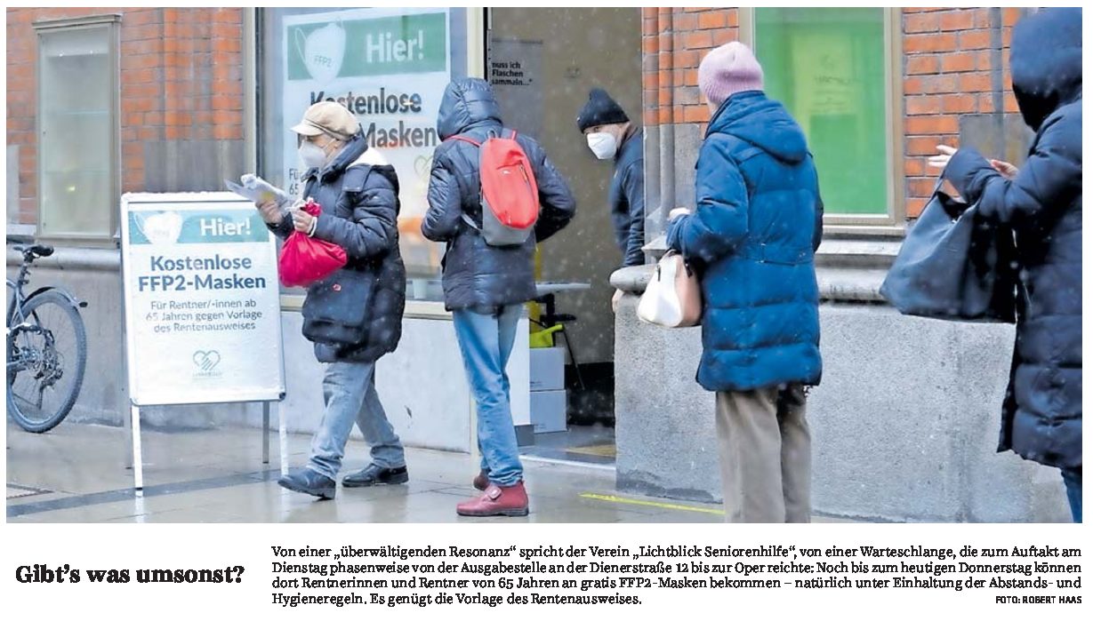 12.02.2021 | Süddeutsche Zeitung | Gibt’s was umsonst?