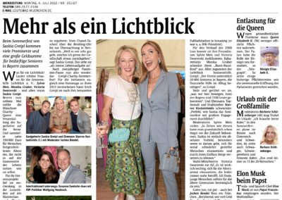 04.07.2022 | Abendzeitung (München) | „Mehr als nur ein Lichtblick“