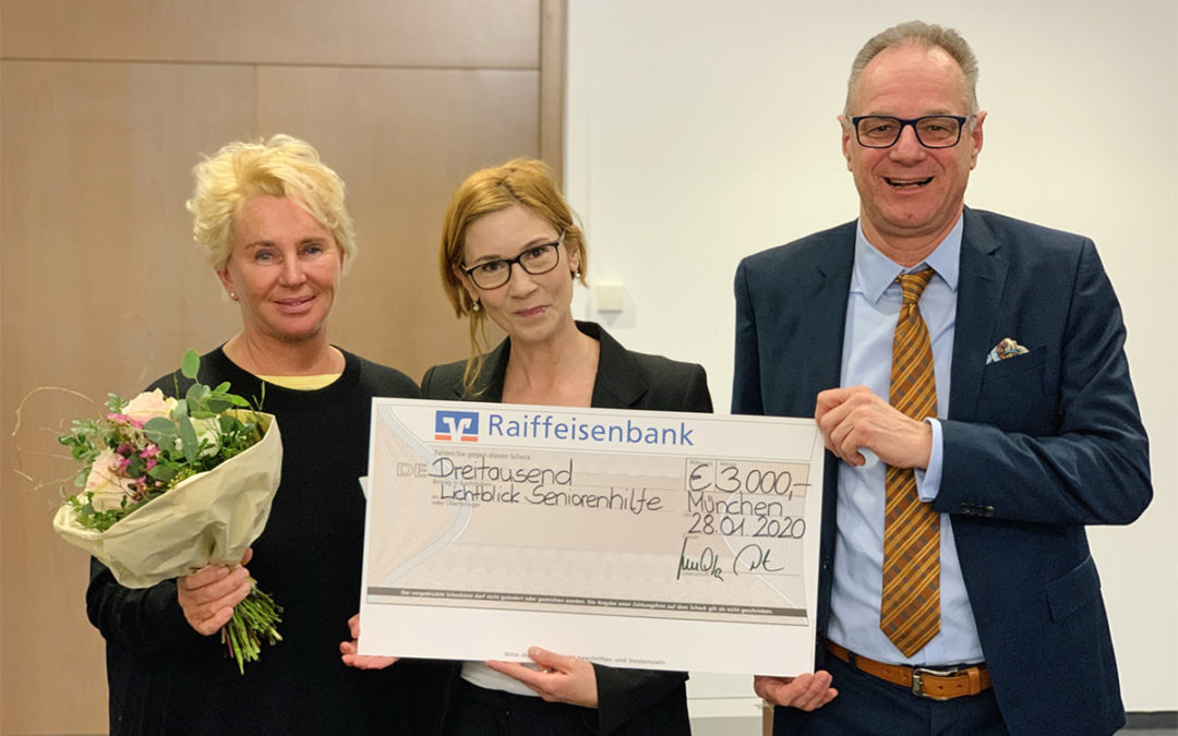 Förderpreis der Raiffeisenbank München-Süd: LichtBlick belegt ersten Platz