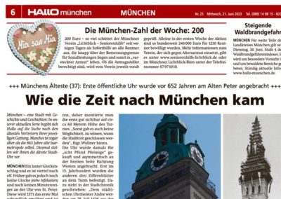 21.06.2023 | HALLO münchen | „Die München-Zahl der Woche: 200“