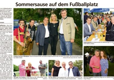 07.07.2024 | Münchner Merkur | „Sommersause auf dem Fußballplatz“