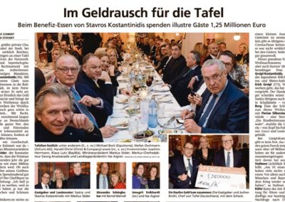 21.12.2022 | Münchner Merkur | „Im Geldrausch für die Tafel“