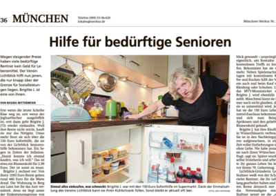 01.09.2022 | Münchner Merkur | „Hilfe für bedürftige Senioren“