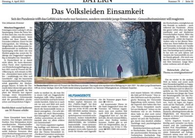 04.04.2023 | Passauer Neue Presse | „Das Volksleiden Einsamkeit“