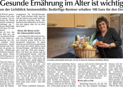 06.04.2024 | Plattlinger Anzeiger | „Gesunde Ernährung im Alter ist wichtig“