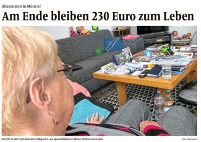 24.08.2023 | Westfälische Nachrichten | „Am Ende bleiben 230 Euro zum Leben“