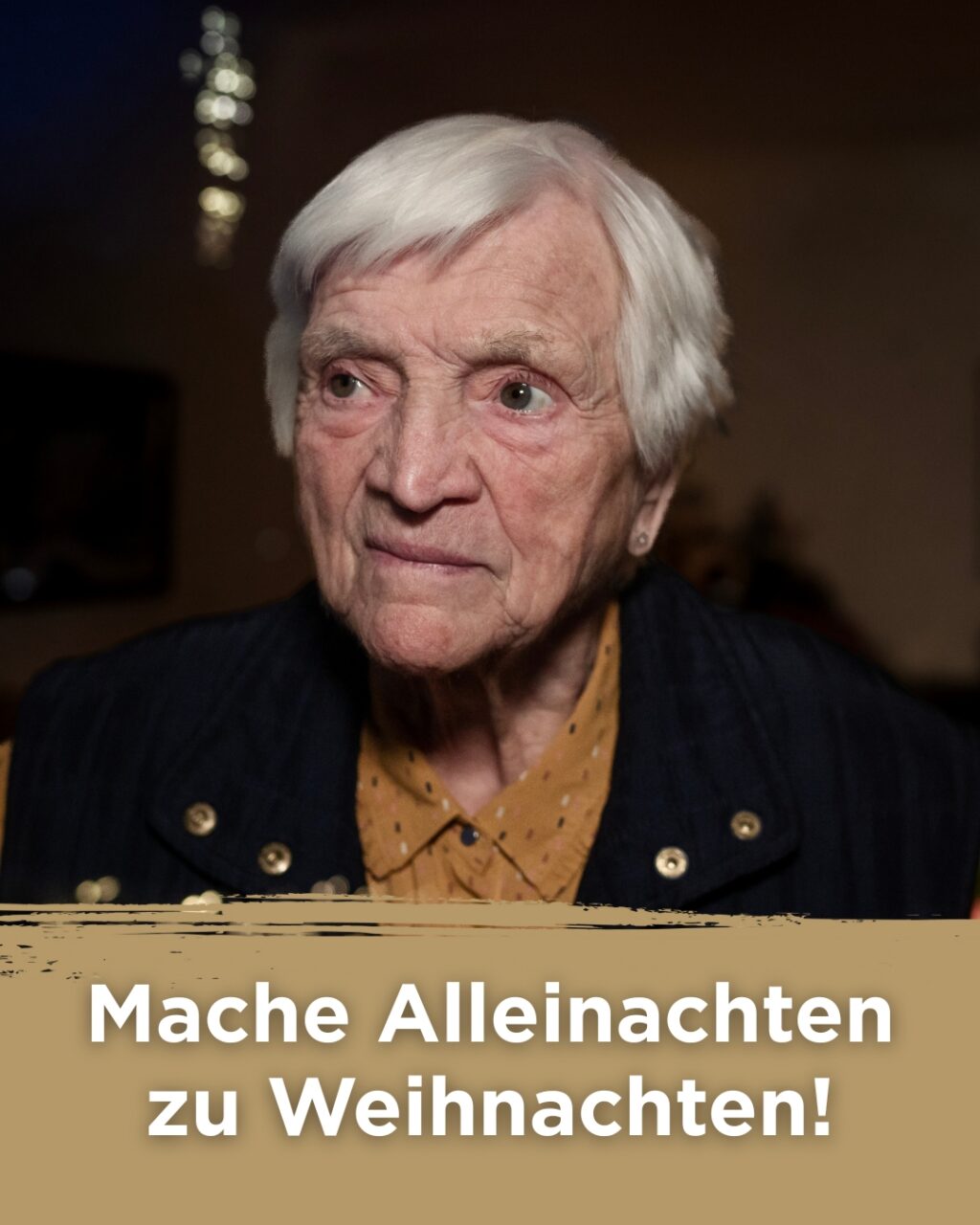 Mache Alleinachten zu Weihnachten! 💫 

Auch dieses Jahr verwandeln wir Alleinachten wieder in Weihnachten. ✨
Denn viele Menschen in Altersarmut verbringen die Weihnachtszeit ganz allein –
ohne Familie, ohne Geschenke, ohne festliches Essen. 😔
Letztes Jahr haben wir gezeigt, wie viel Herzenswärme und Glücksmomente wir gemeinsam schenken können.
Lasst uns auch dieses Jahr wieder aus Alleinachten ein echtes Weihnachten für alle machen. 💪

Das ermöglicht deine finanzielle Spende:
🎄 Festliche Weihnachtsessen – zu Hause oder in Gemeinschaft
🎁 Erfüllung individueller Herzenswünsche
🐾 Weihnachtliche Freude für die geliebten Haustiere der Senioren

Spende jetzt ➡️ Link in der Bio!

Mach mit und hilf uns, dass es wieder ein Fest für Alle wird. 
Mache Alleinachten zu Weihnachten! 🎅 🎄🪄

#AlleinachtenZuWeihnachten #Weihnachtsaktion #LichtblickSeniorenhilfe #SpendenFürSenioren #WeihnachtenFürAlle #GemeinsamStark #WeihnachtenMitHerz #FestDerNächstenliebe #EinsamkeitImAlter #SeniorenUnterstützen #LichtblickSpendenaufruf #WeihnachtsfreudeTeilen #ZusammenHelfen