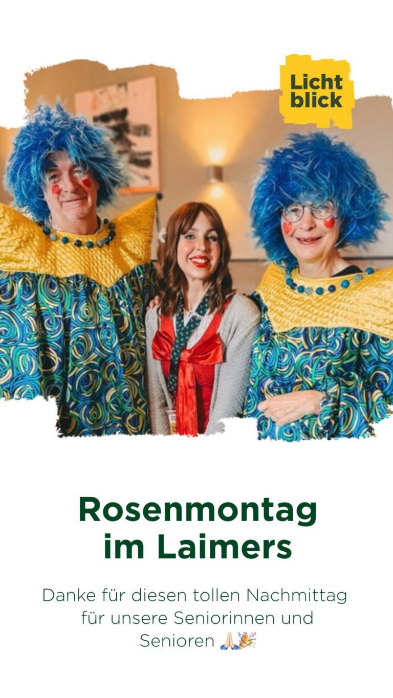 🎉Um Punkt 11:11 Uhr hieß es gestern: Bühne frei für 50 Seniorinnen und Senioren, die gezeigt haben, wie viel Lebensfreude in ihnen steckt. 

Der Saal im @laimers_muenchen war erfüllt von Lachen, Musik und diesem besonderen Gefühl, das entsteht, wenn Menschen sich gesehen und willkommen fühlen.

Mit Weißwurst, knusprigen Brezen 🥨 und frischen Krapfen wurde erst einmal geschlemmt. 

Und wer erstmal noch zögerte, wurde von unserer wunderbaren Kollegin @bobi_brasil kurzerhand mit Glitzer, Schminke und einem Augenzwinkern in einen echten Faschingsstar verwandelt. Spätestens dann hatte selbst der größte Faschingsmuffel ein Lächeln im Gesicht. ✨

Dass wir diese Rosenmontagsgaudi überhaupt feiern konnten, ist kein Zufall. Der Wirt @dominik_wagner_  hat bereits an Heiligabend 2024 hundert unserer Seniorinnen und Senioren zu einem Weihnachtsmenü eingeladen. 

Seine Familie und Freunde haben damals mit angepackt, es wurde gesungen, Geschichten wurden gelesen, und für viele war es der erste Heilige Abend seit Langem nicht einsam und allein. 

Dieses Engagement hat unsere Kollegin @mon.wend bewegt. Deshalb entstand die Idee, auch den Fasching gemeinsam im @laimers_muenchen zu feiern.

Und was für ein Fest es wurde. Es wurde geschunkelt, geklatscht und getanzt, als gäbe es kein Morgen. Der krönende Abschluss war die Prämierung der schönsten Kostüme. Die Zirkusdirektorin mit ihrem Clown holte Platz drei, eine bezaubernde rosa Häsin Platz zwei, und über den ersten Preis freute sich ein eleganter weißer Schwan. 🦢🎉

Doch der wahre Gewinn war etwas anderes. Es waren die strahlenden Augen. Und das Gefühl, nicht alleine zu sein.

Genau dafür stehen wir bei @lichtblickseniorenhilfe. 
Wir kämpfen nicht nur gegen finanzielle Not, sondern auch gegen Einsamkeit. Und manchmal beginnt Würde ganz schlicht mit einer Breze, einem Krapfen und einem gemeinsamen Lachen. 💛

Danke, lieber Dominik, für dein Herz. Danke an alle, die diesen Vormittag möglich gemacht haben. Und danke an unsere Seniorinnen und Senioren, die uns immer wieder zeigen, dass Lebensfreude kein Alter kennt. 💛

#rosenmontag #laimersmünchen #lichtblickseniorenhilfe