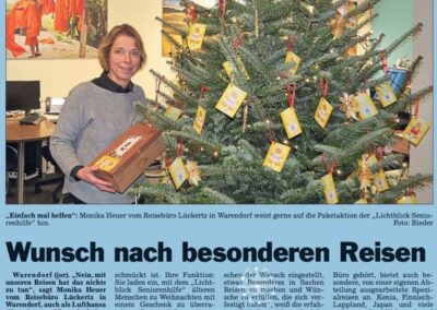 01.12.2023 | Warendorfer Tageblatt | „Aktion Weihnachtswunsch – einfach mal helfen“