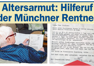 04.08.2022 | tz | „Altersarmut: Hilferuf der Münchner Rentner“