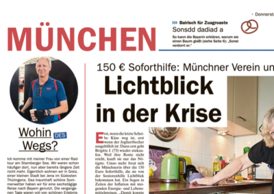 01.09.2022 | tz | „150 Euro Soforthilfe – Lichtblick in der Krise“